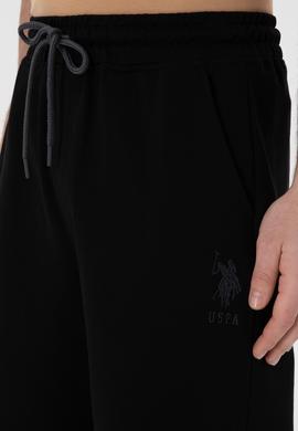 Erkek Regular Fit Siyah Örme Şort - 50298039007