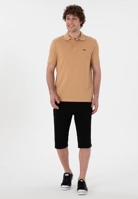 Erkek Regular Fit Siyah Örme Şort - 50298039007