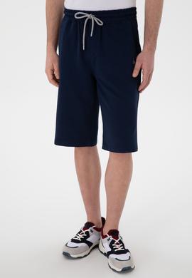Erkek Regular Fit Lacivert Örme Şort - 50298039016