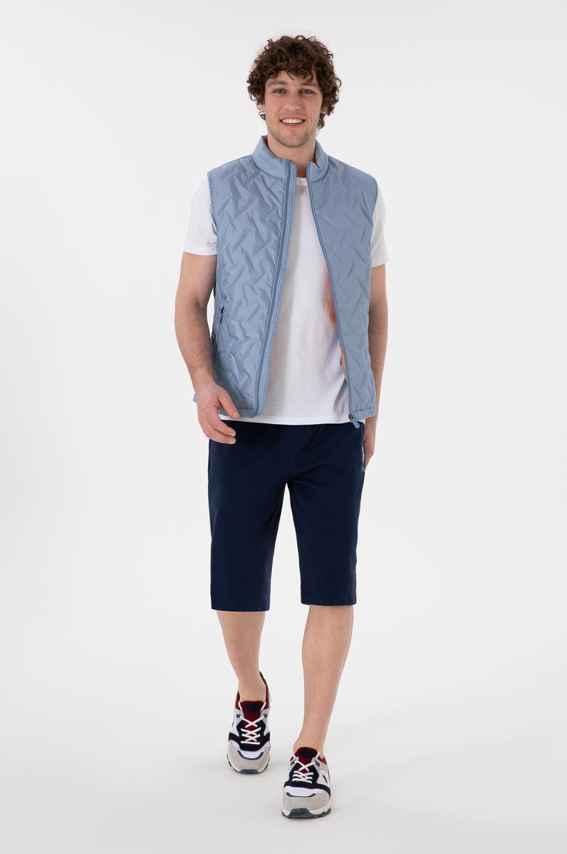 Erkek Regular Fit Lacivert Örme Şort