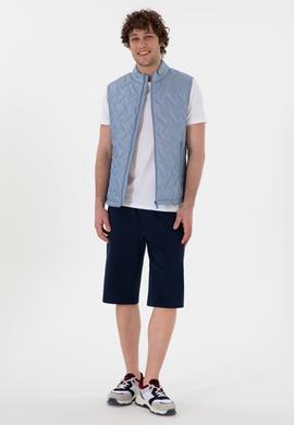 Erkek Regular Fit Lacivert Örme Şort - 50298039016