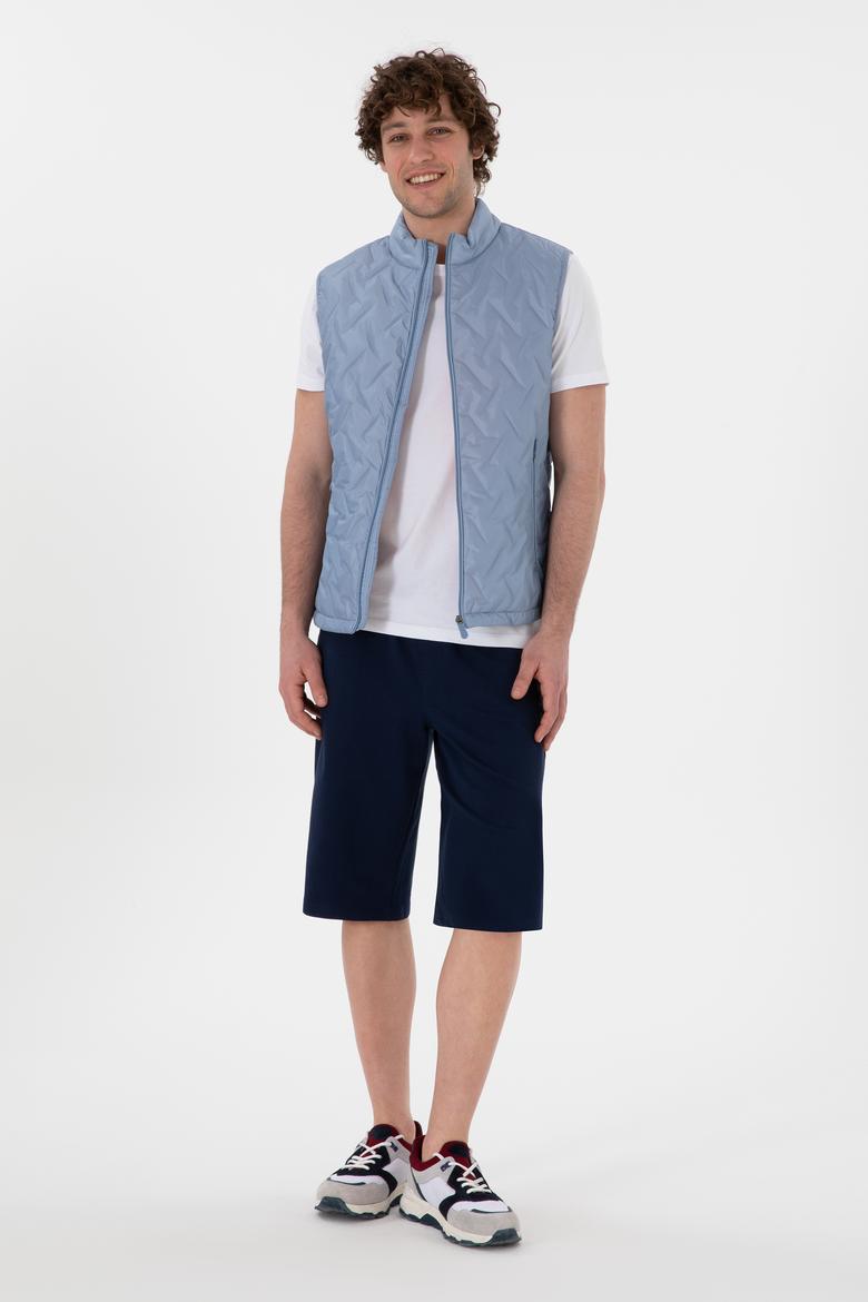 Erkek Regular Fit Lacivert Örme Şort - 50298039016