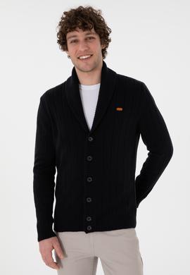 Erkek Lacivert Triko Hırka - 50297061016