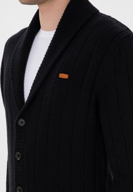 Erkek Lacivert Triko Hırka - 50297061016