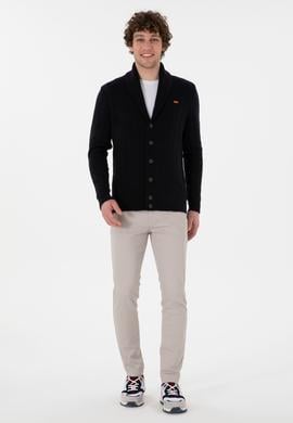 Erkek Lacivert Triko Hırka - 50297061016