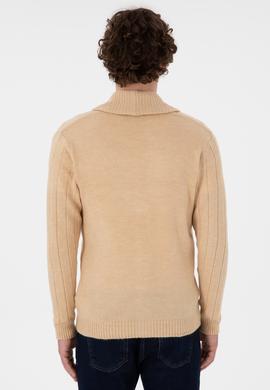 Erkek Kum Triko Hırka - 50297061001