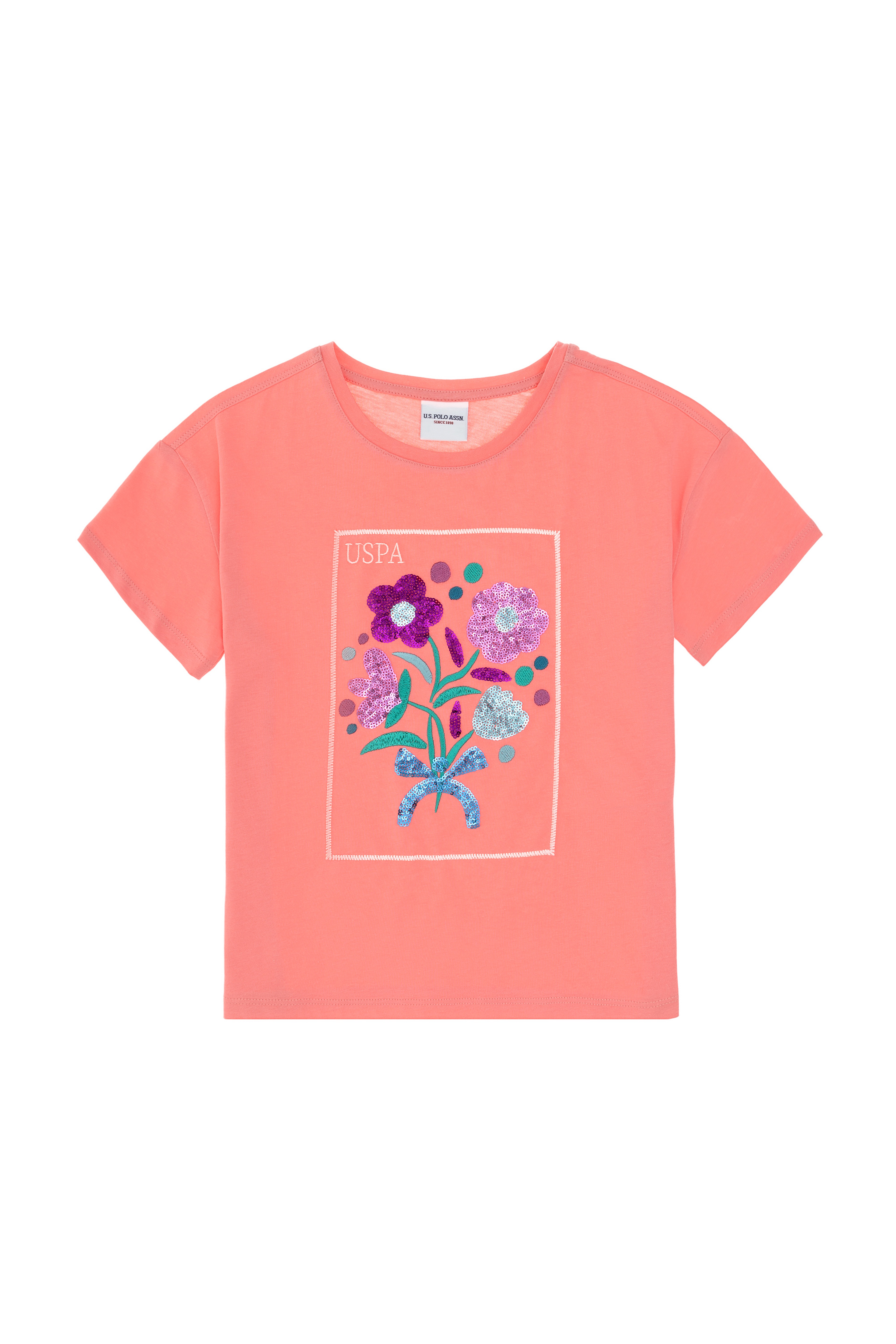 Kız Çocuk Pembe Tişört - Image 2