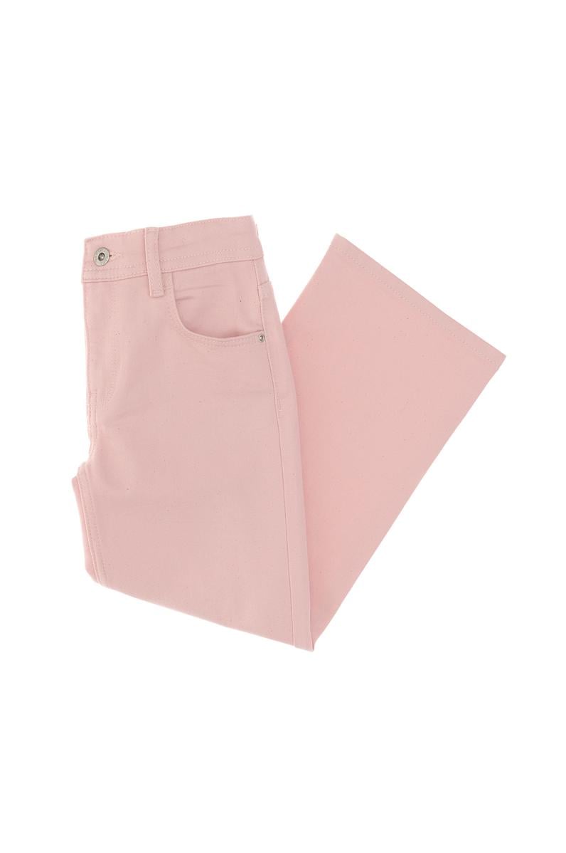 Kız Çocuk Açık Pembe Loose Fit Jean Pantolon