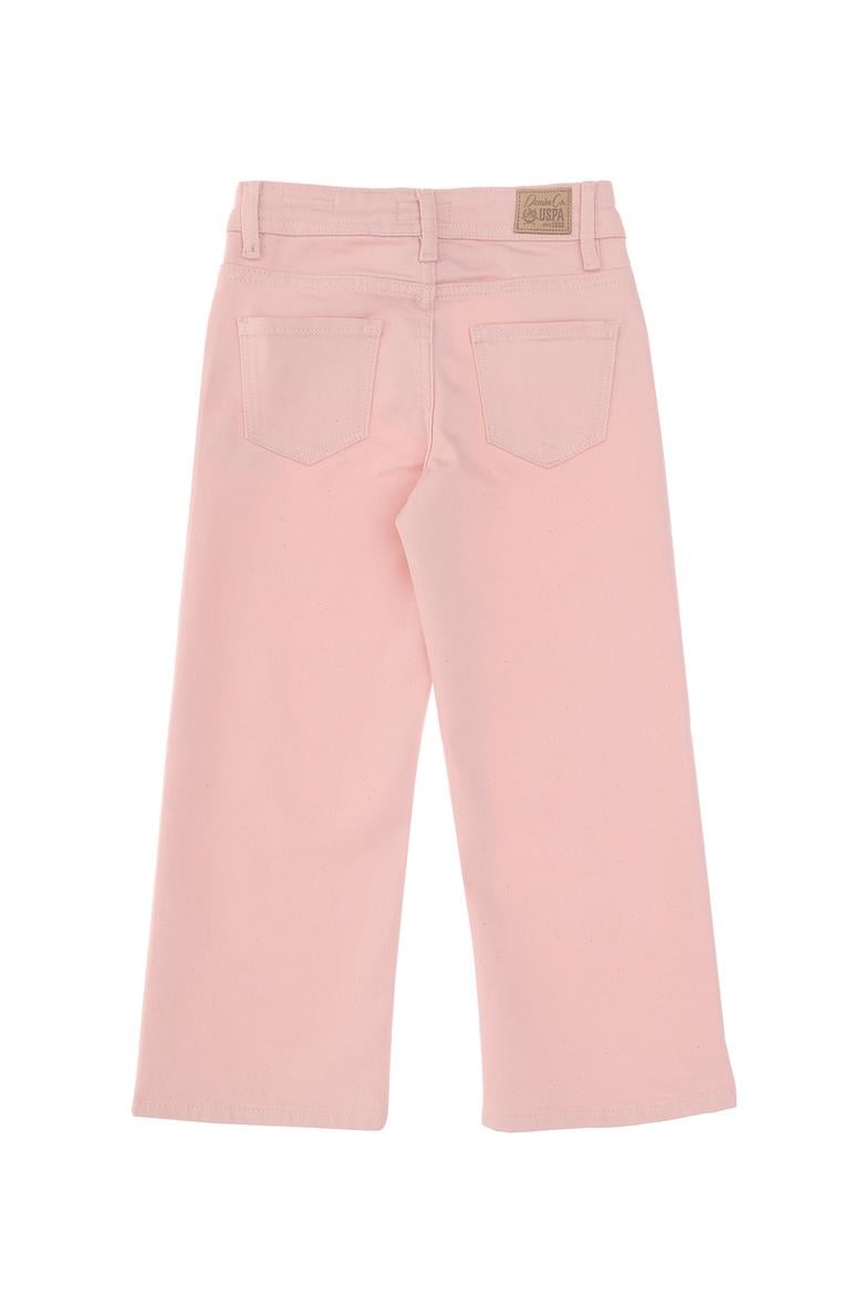Kız Çocuk Açık Pembe Loose Fit Jean Pantolon - 50304247011
