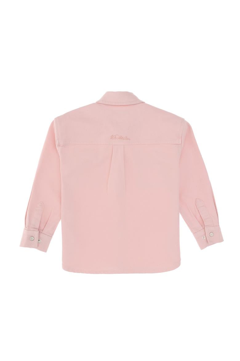 Kız Çocuk Açık Pembe Jean Gömlek - 50304274005
