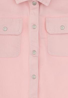 Kız Çocuk Açık Pembe Jean Gömlek - 50304274005