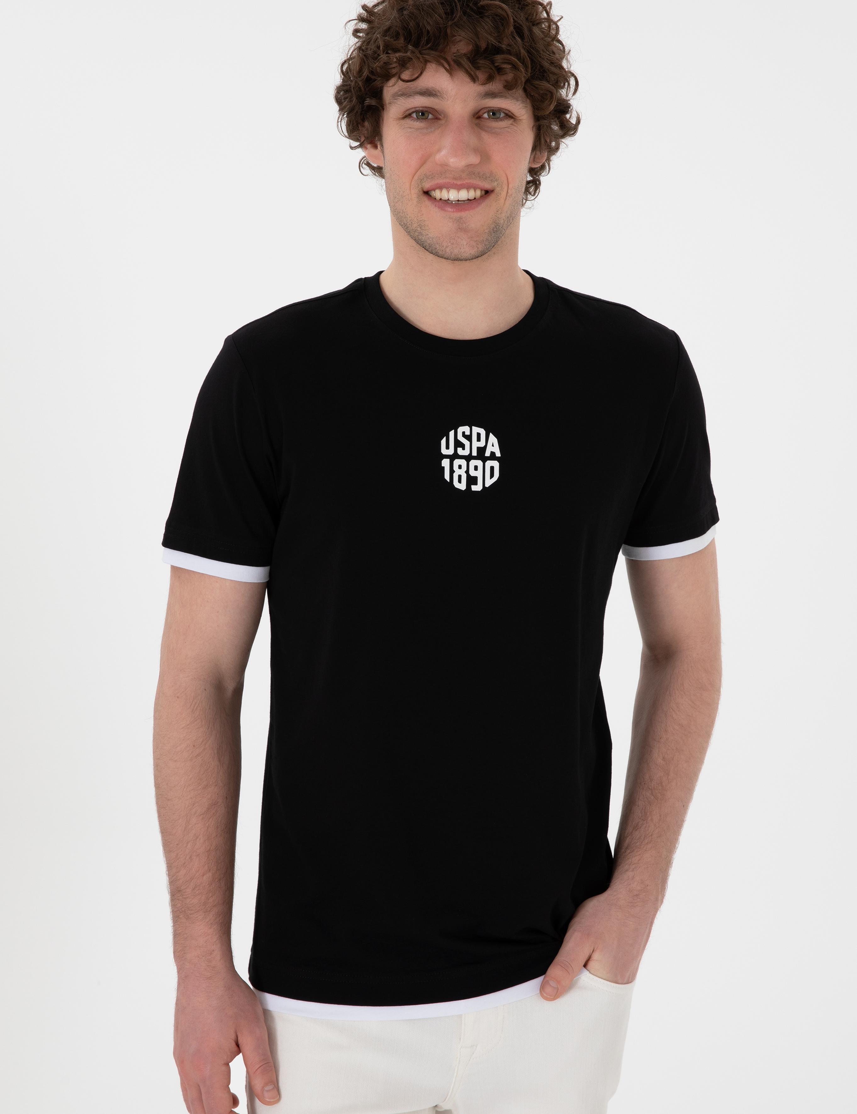 تی شرت یقه گرد رگولار یقه گرد مردانه یو اس پولو | U.S. Polo Assn. - تصویر 3