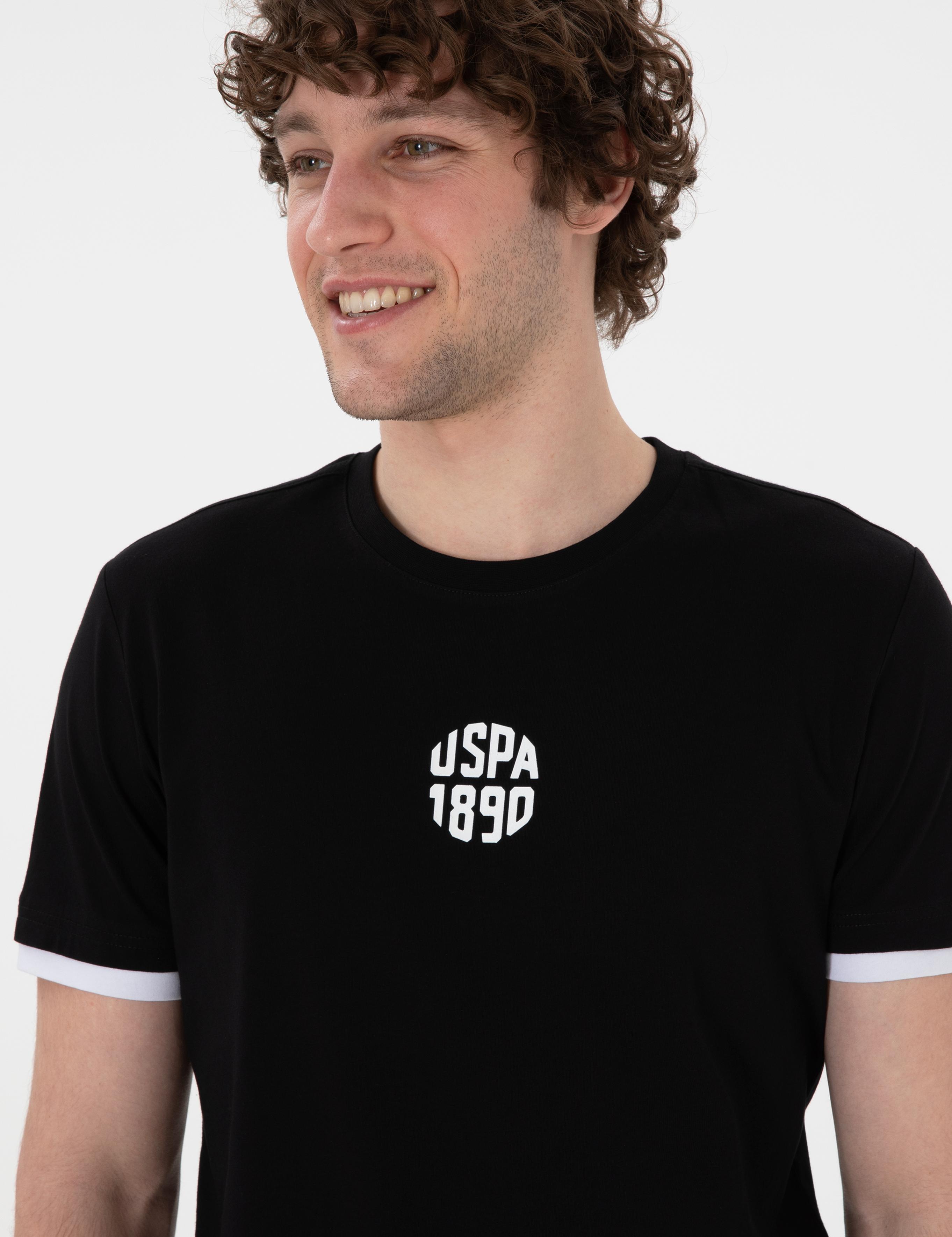 تی شرت یقه گرد رگولار یقه گرد مردانه یو اس پولو | U.S. Polo Assn. - تصویر 2