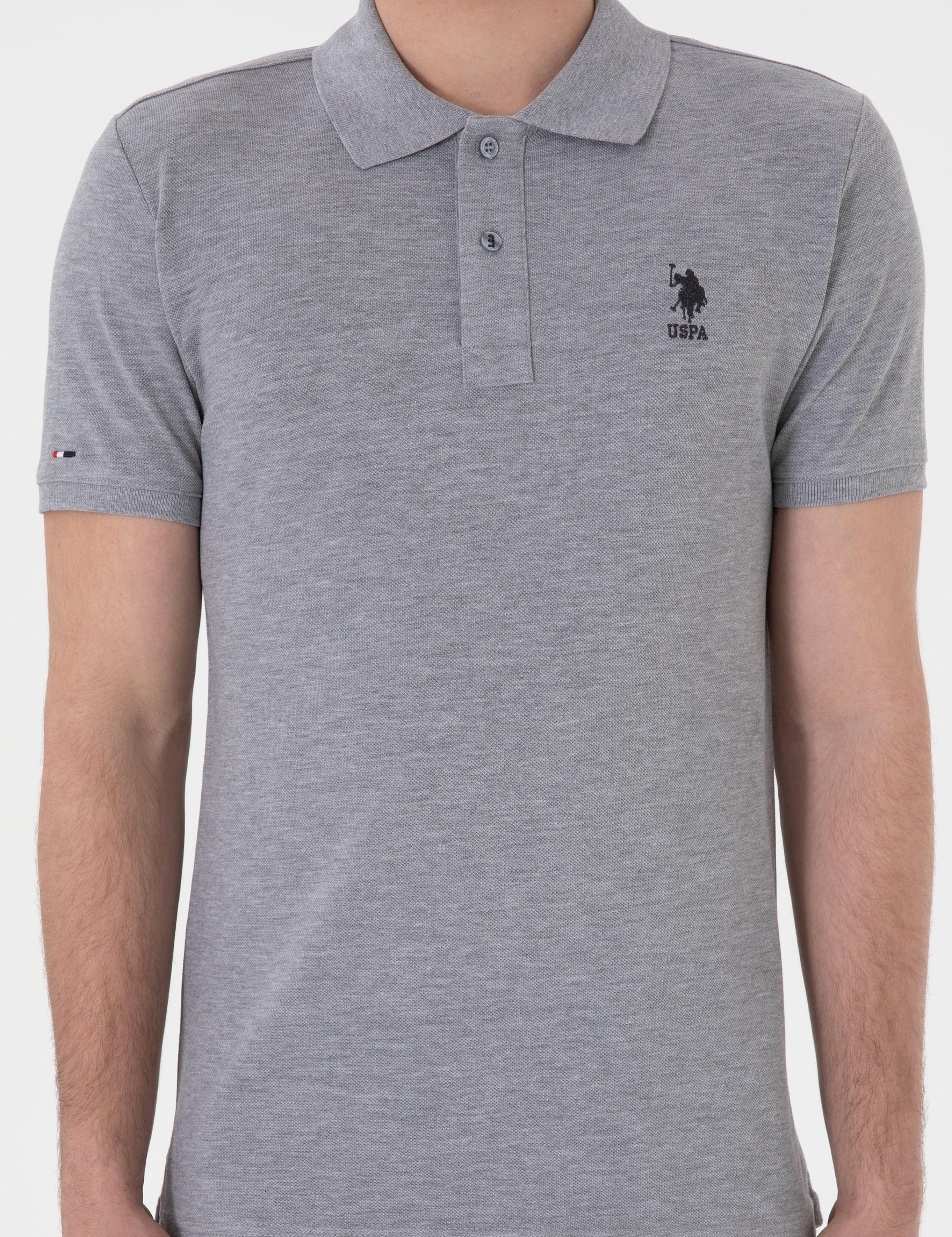 پولوشرت آستین کوتاه اندامی یقه پیراهنی مردانه یو اس پولو | U.S. Polo Assn. - تصویر 6
