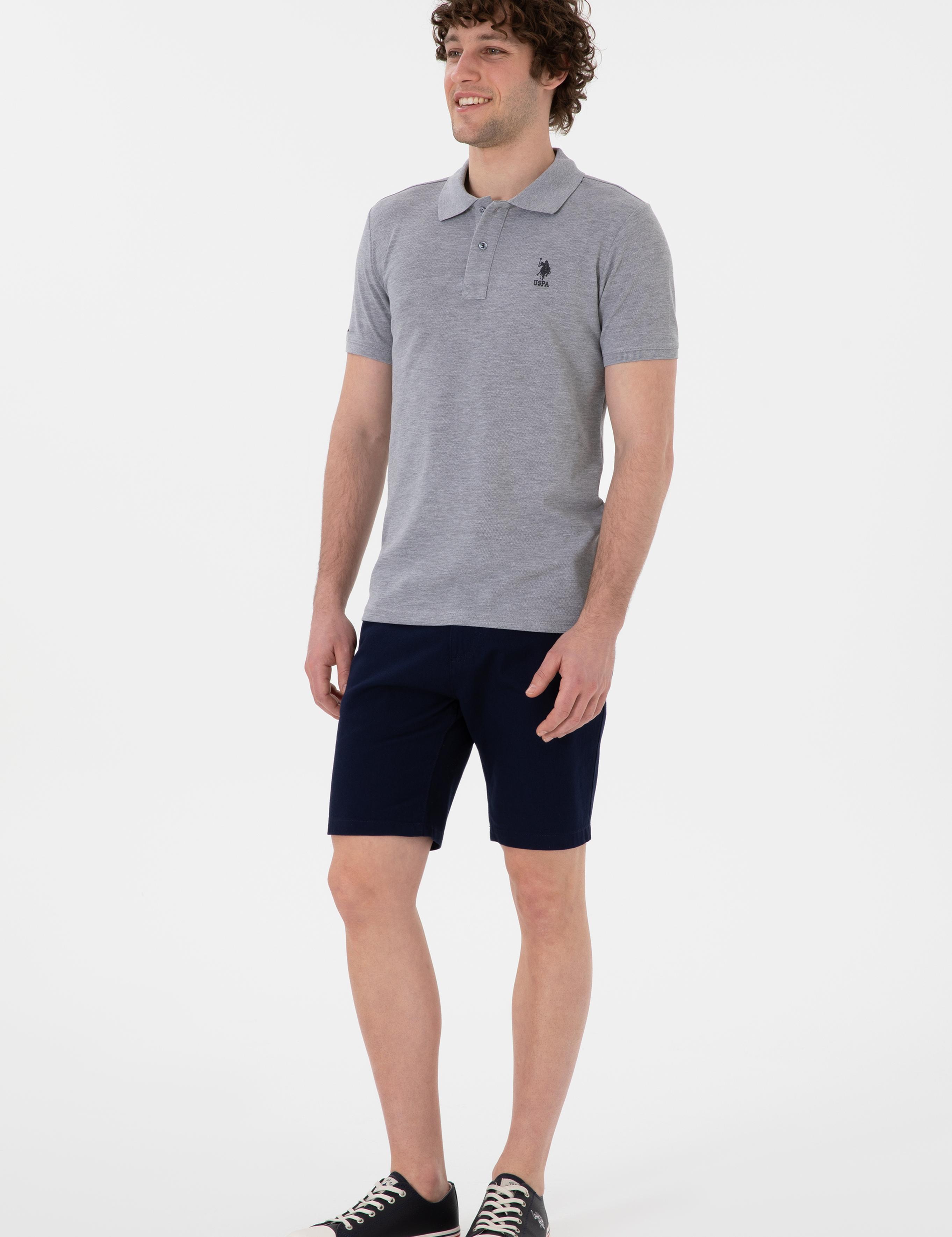 پولوشرت آستین کوتاه اندامی یقه پیراهنی مردانه یو اس پولو | U.S. Polo Assn. - تصویر 4