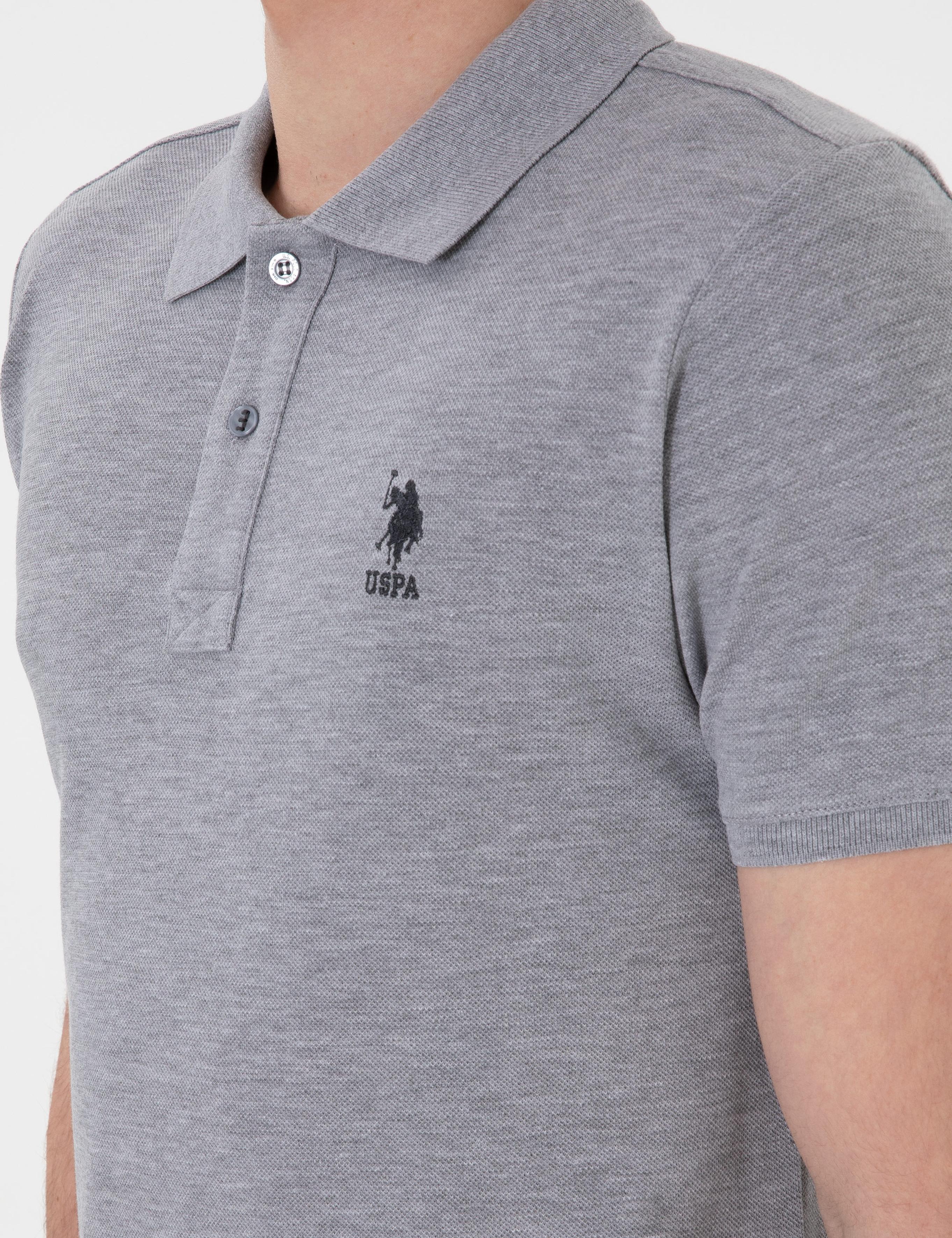 پولوشرت آستین کوتاه اندامی یقه پیراهنی مردانه یو اس پولو | U.S. Polo Assn. - تصویر 7