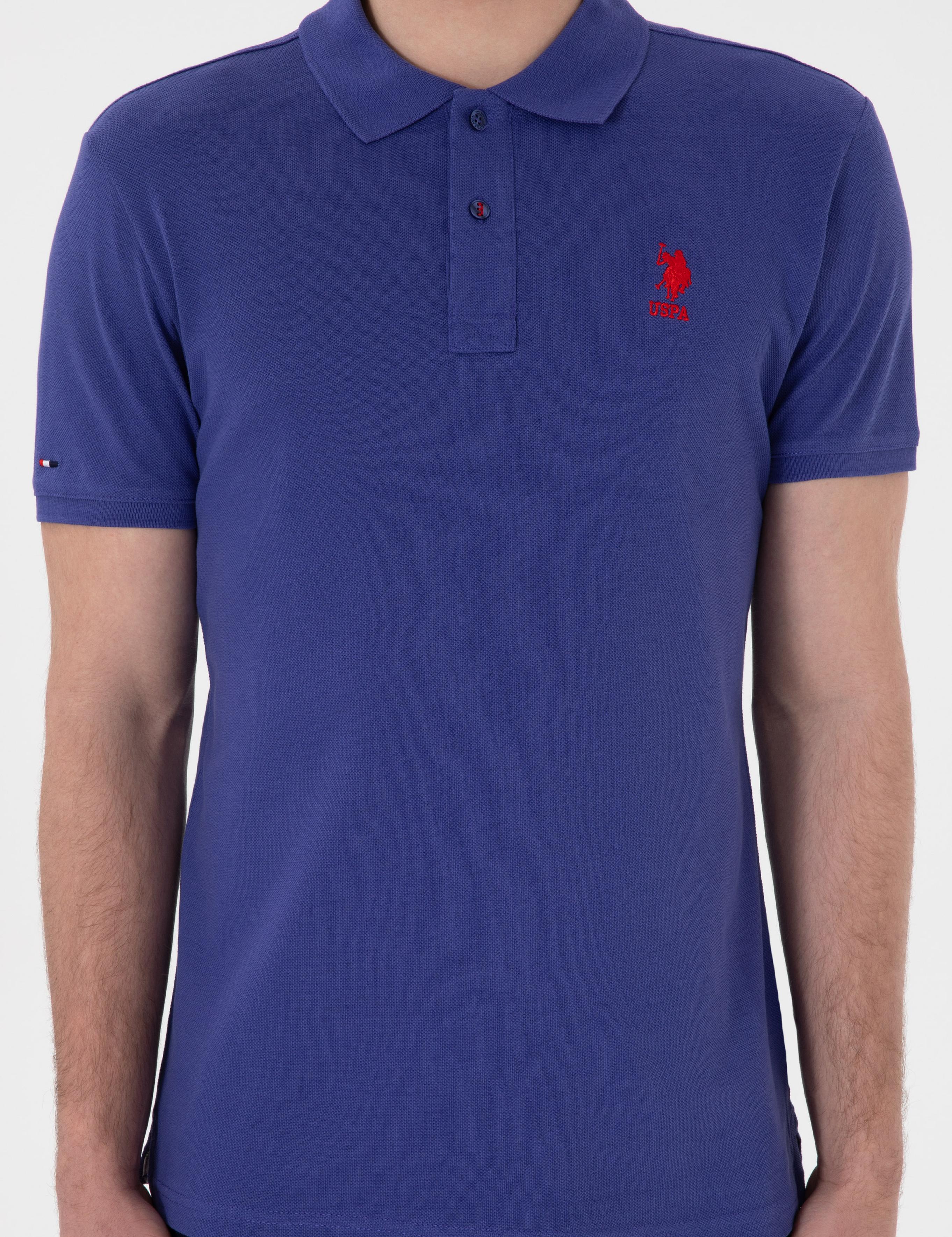 پولوشرت آستین کوتاه اندامی یقه پیراهنی مردانه یو اس پولو | U.S. Polo Assn. - تصویر 6
