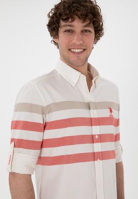 Erkek Nar Çiçeği Uzun Kollu Gömlek - 50283786033