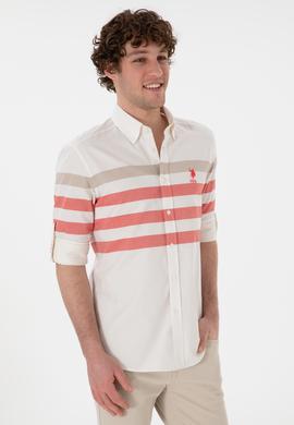 Erkek Nar Çiçeği Uzun Kollu Gömlek - 50283786033