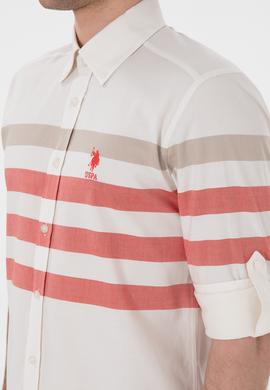 Erkek Nar Çiçeği Uzun Kollu Gömlek - 50283786033