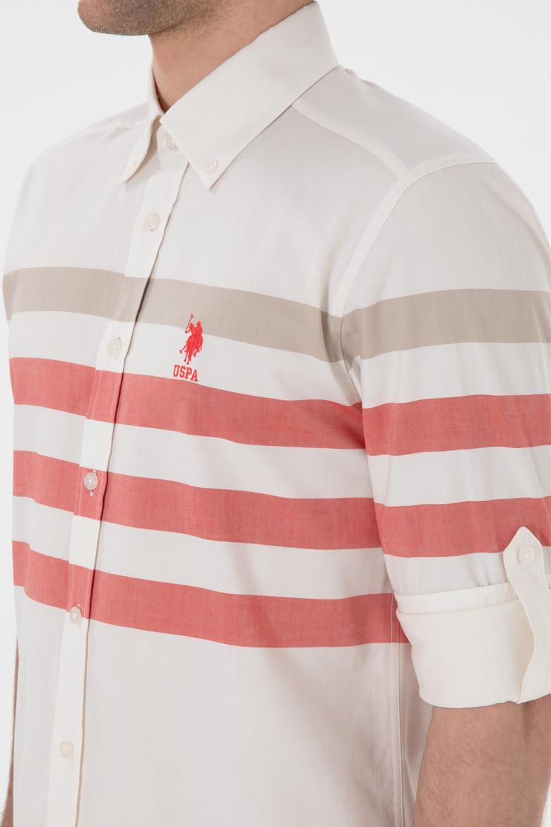 Erkek Nar Çiçeği Uzun Kollu Gömlek - 50283786033