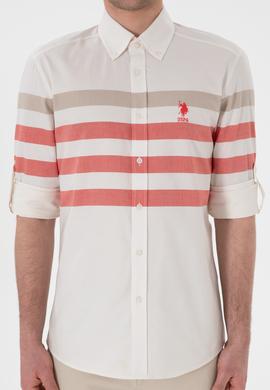 Erkek Nar Çiçeği Uzun Kollu Gömlek - 50283786033