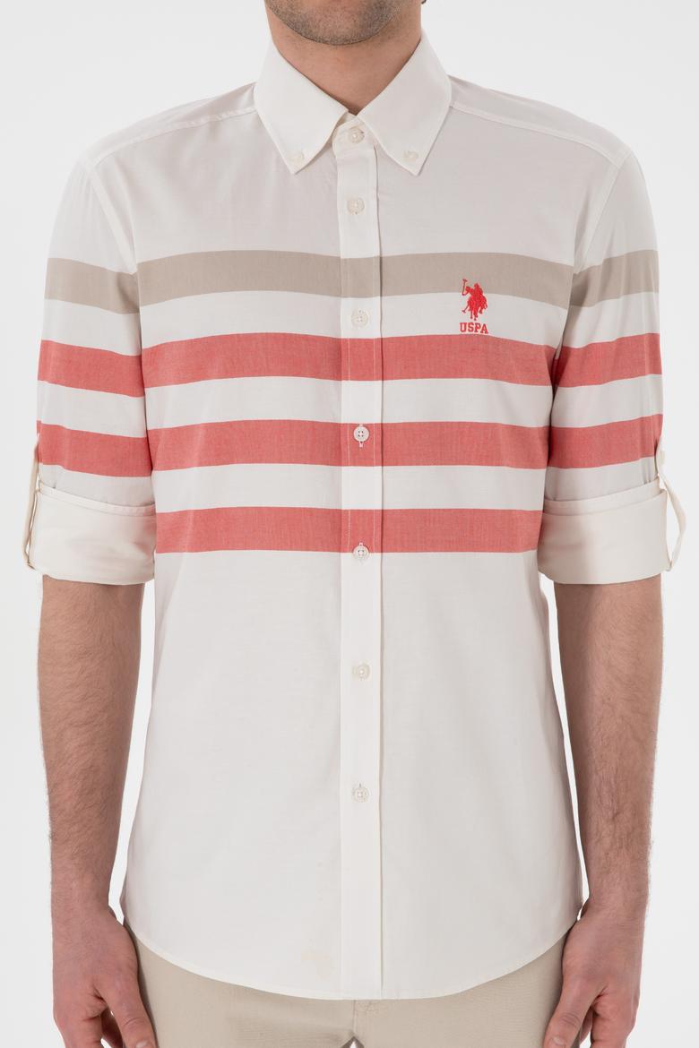 Erkek Nar Çiçeği Uzun Kollu Gömlek - 50283786033