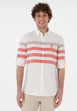 Erkek Nar Çiçeği Uzun Kollu Gömlek - 50283786033