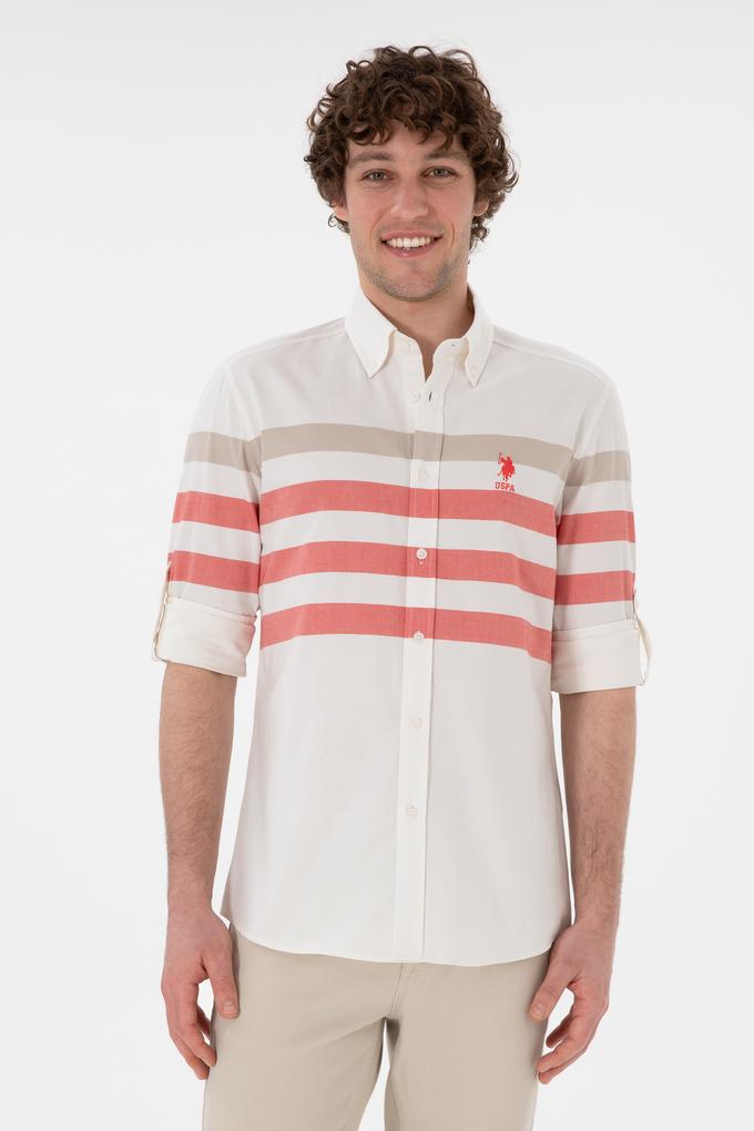 Erkek Nar Çiçeği Uzun Kollu Gömlek