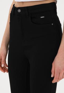 Kadın Siyah Skinny High Waist Fit Jean Pantolon - 50297527001