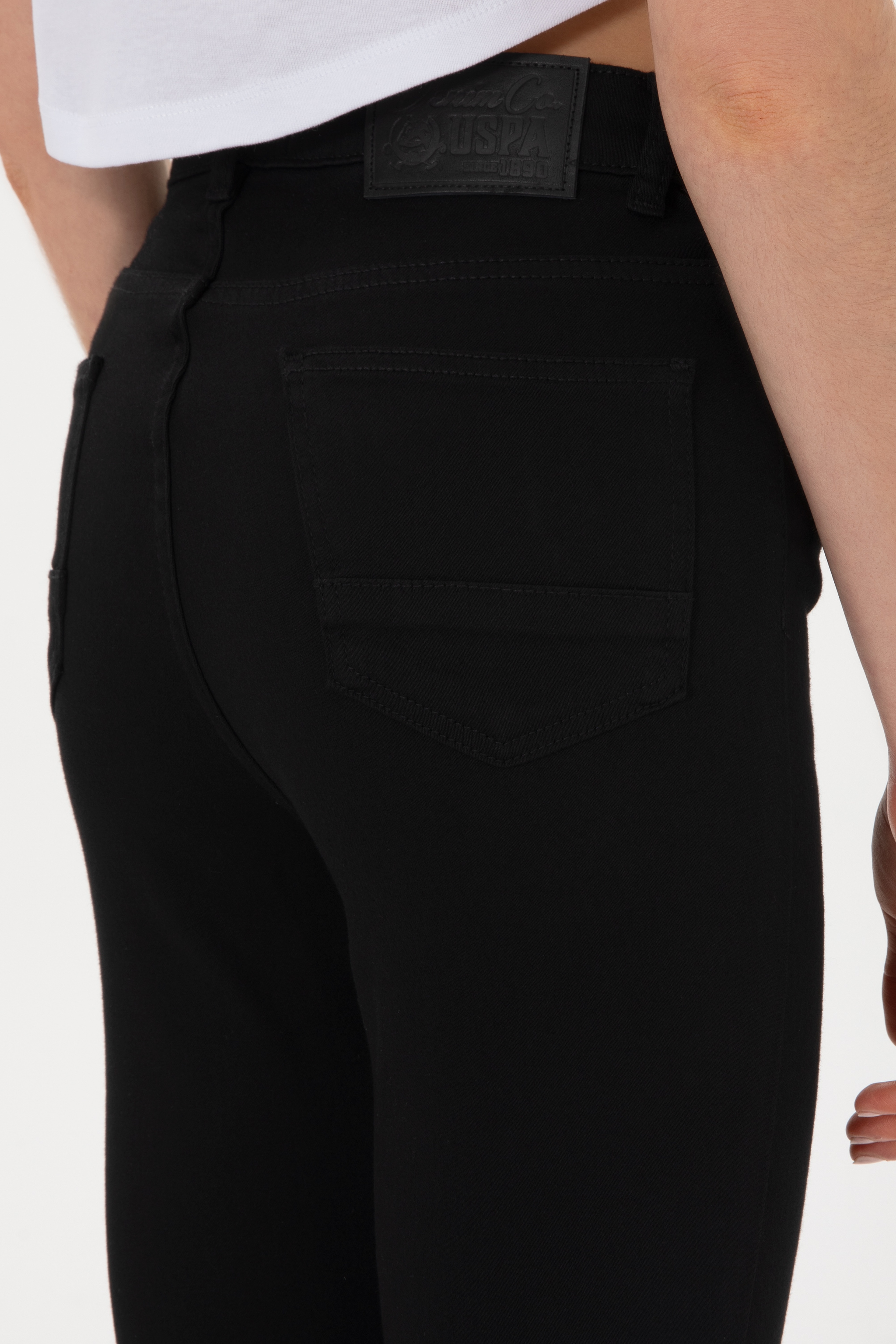 Kadın Siyah Skinny High Waist Fit Jean Pantolon