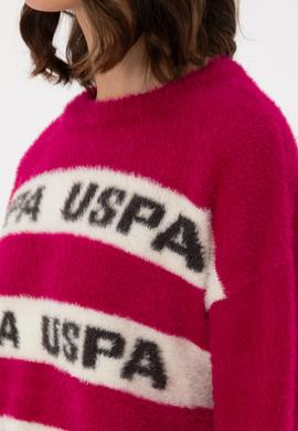 Kadın Fuşya Bisiklet Yaka Kazak - 50294259001