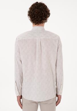 Erkek Taş Uzun Kollu Gömlek - 50300480005