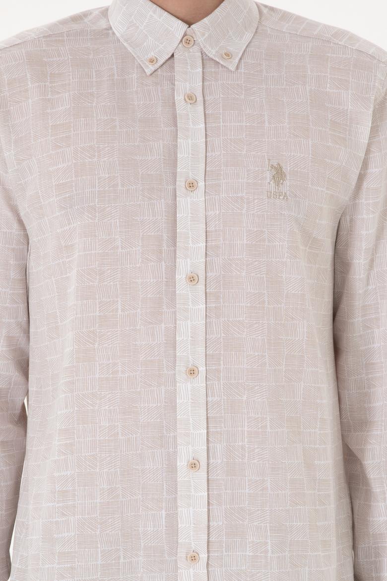 Erkek Taş Uzun Kollu Gömlek - 50300480005