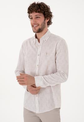 Erkek Taş Uzun Kollu Gömlek - 50300480005