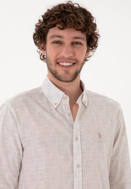 Erkek Taş Uzun Kollu Gömlek - 50300480005