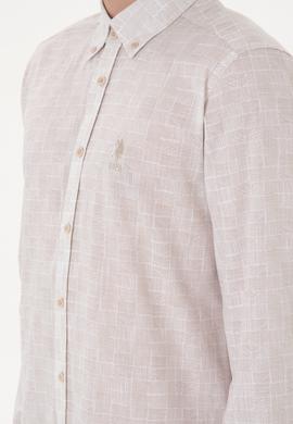 Erkek Taş Uzun Kollu Gömlek - 50300480005