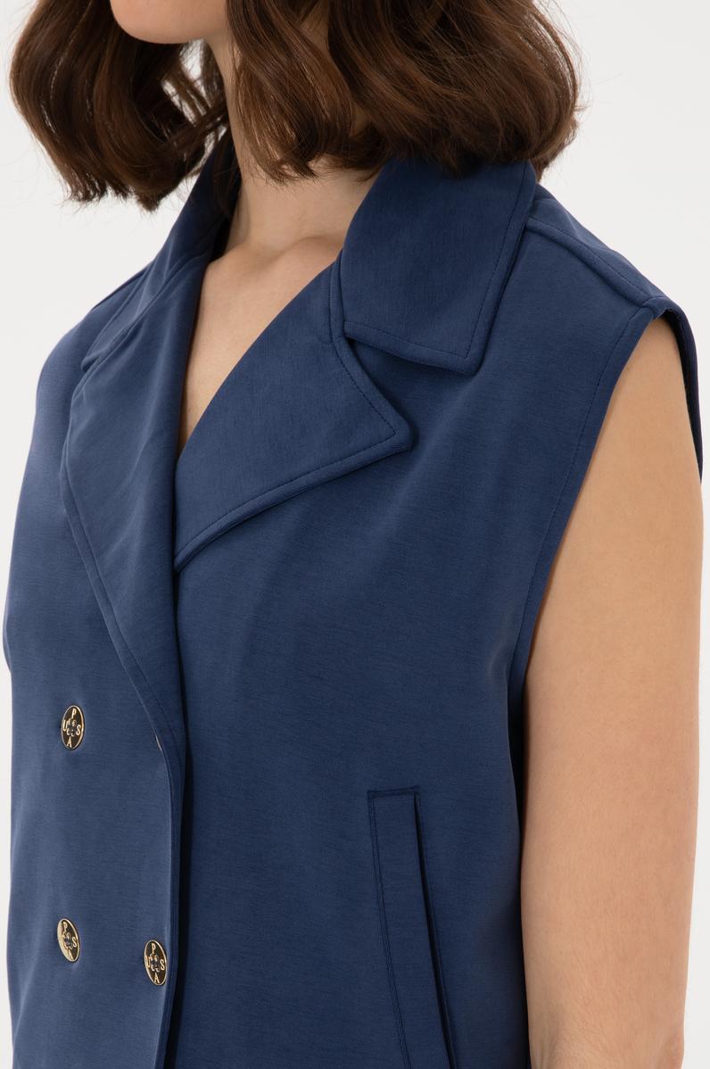 Kadın Lacivert Örme Yelek