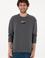 Erkek Bisiklet Yaka Antrasit Comfort Fit Sweatshirt