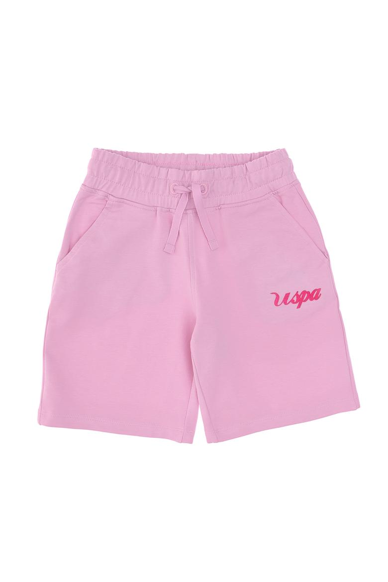 Kız Çocuk Pembe Örme Şort - 50288689025