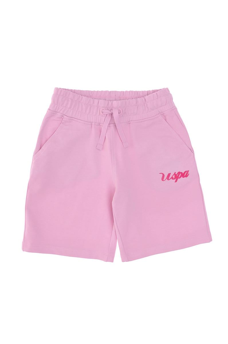 Kız Çocuk Pembe Örme Şort