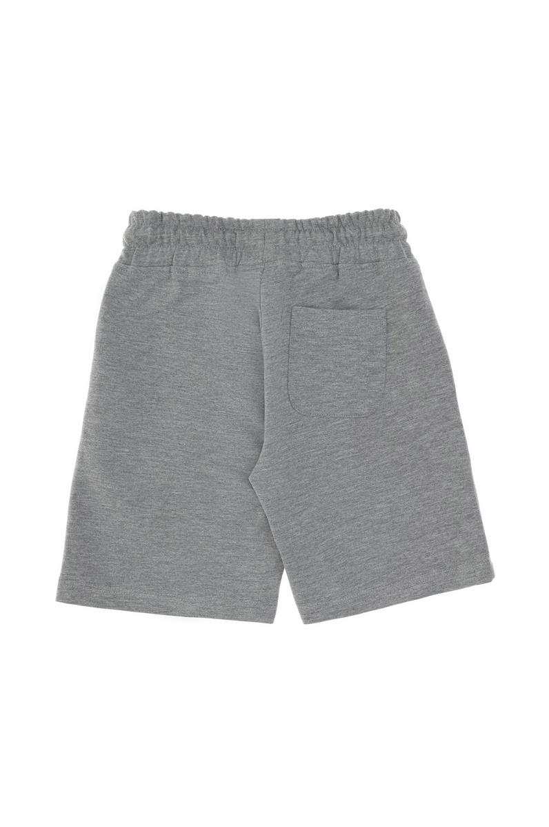 Erkek Çocuk Gri Melanj Örme Şort