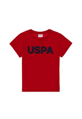 Erkek Çocuk Kırmızı Basic Bisiklet Yaka Tişört - 50298048090