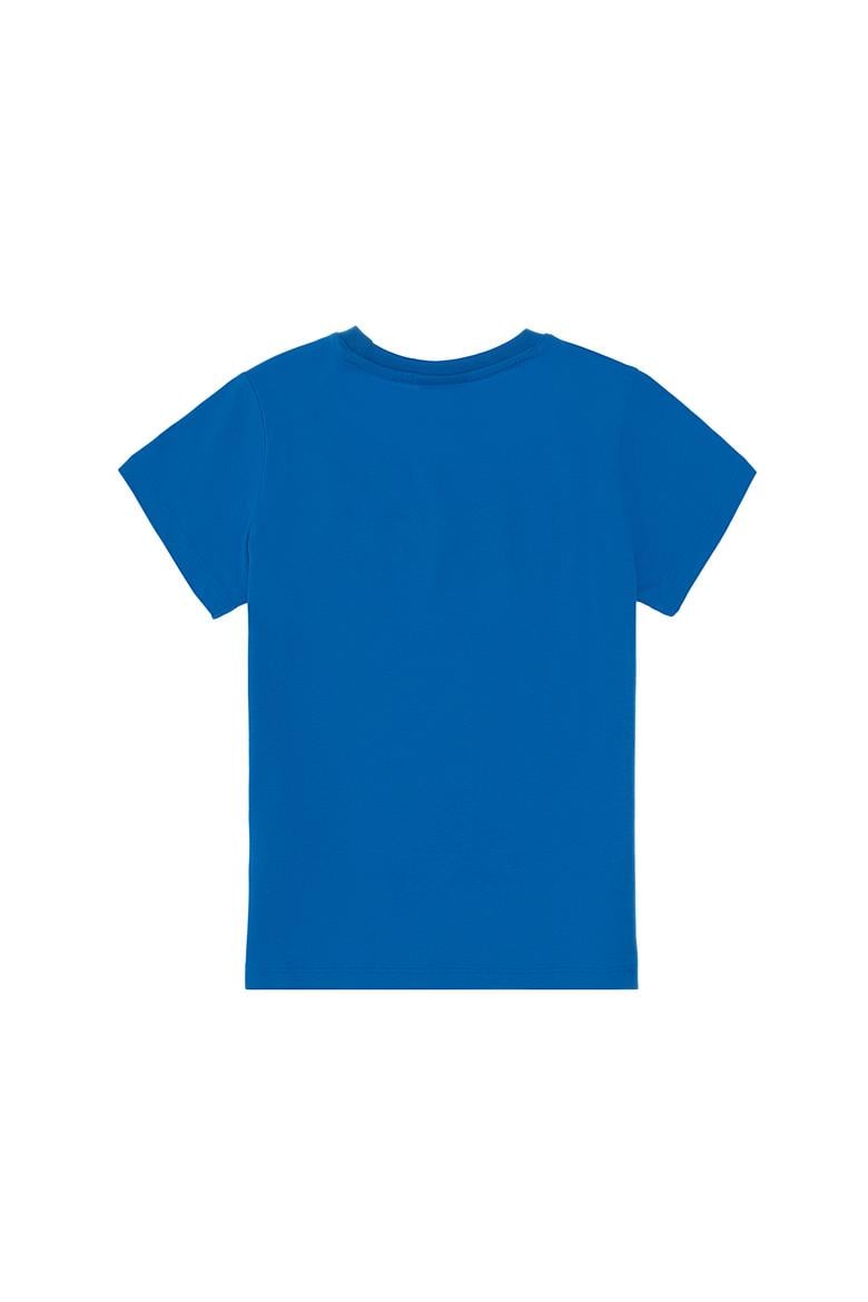 Erkek Çocuk Kobalt Basic Bisiklet Yaka Tişört - 50298048202