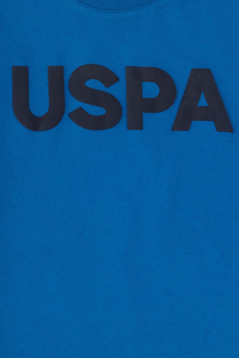 Erkek Çocuk Kobalt Basic Bisiklet Yaka Tişört - 50298048202