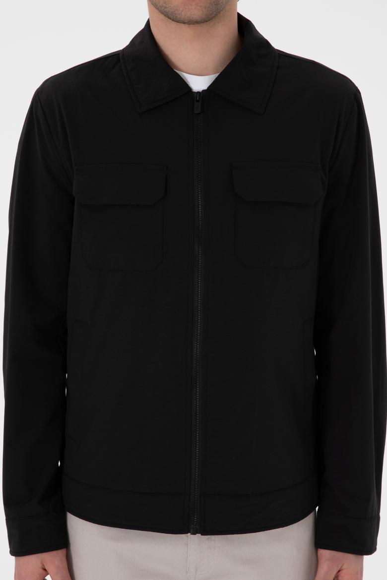 Erkek Siyah Mont - 50299386022