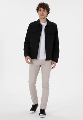 Erkek Siyah Mont - 50299386022