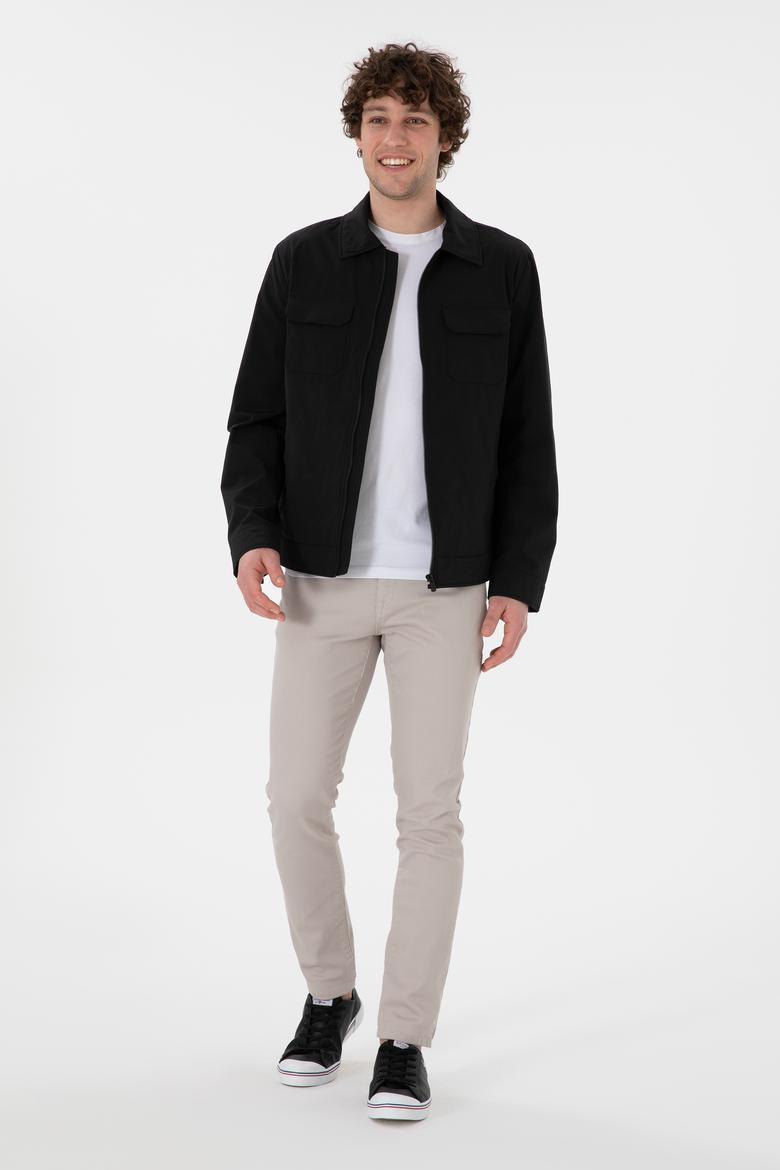 Erkek Siyah Mont - 50299386022