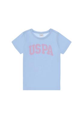 Kız Çocuk Açık Mavi Basic Tişört - 50298193106