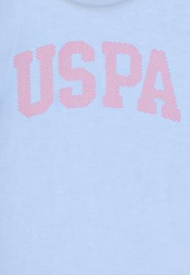 Kız Çocuk Açık Mavi Basic Tişört - 50298193106